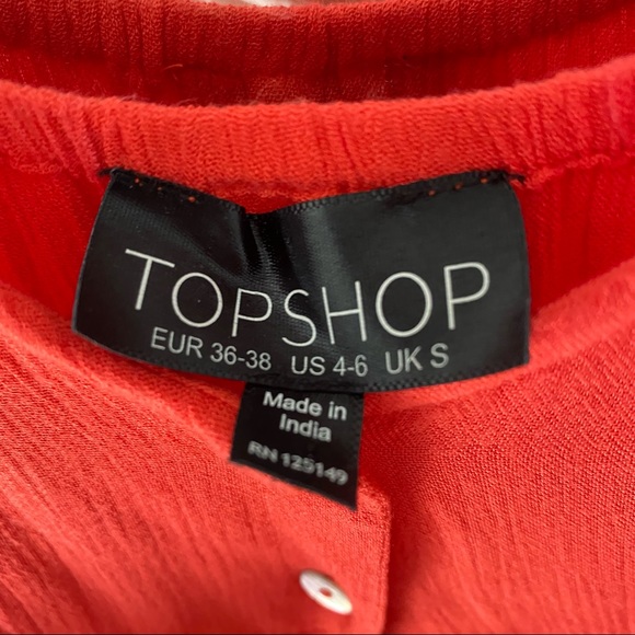 Topshop Ruffle Midi Coverup Dress - Picture 9 of 9